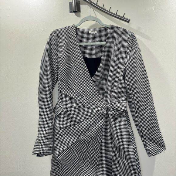 Jason Wu Houndstooth Tweed Blazer Dress – Size Medium Like New Game Day Dress - Picture 6 of 15